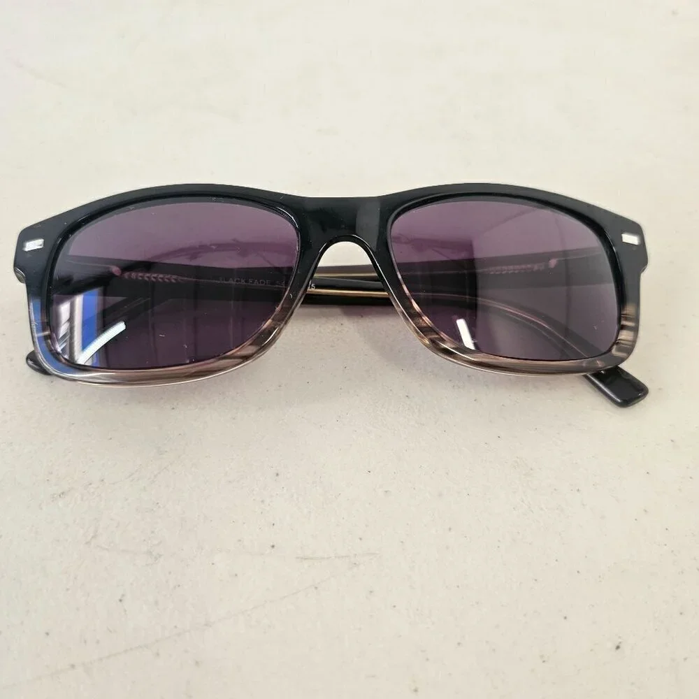 Archer & Avery C218 Black/Clear Fade Sunglasses Full Rim 54-18-145